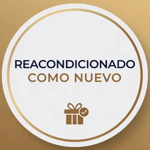 Sello de calidad producto reacondicionado como nuevo
